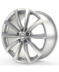 Jante Alu MAK WOLF SILVER  7,5x18 5x114.3 ET35 , Alésage 76