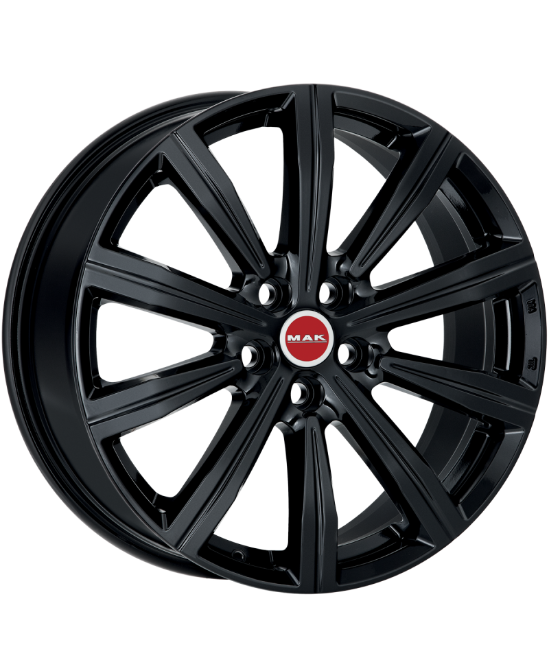Jante Alu MAK BIRMINGHAM GLOSS BLACK  8,5x20 5x112 ET28 , Alésage 66.45