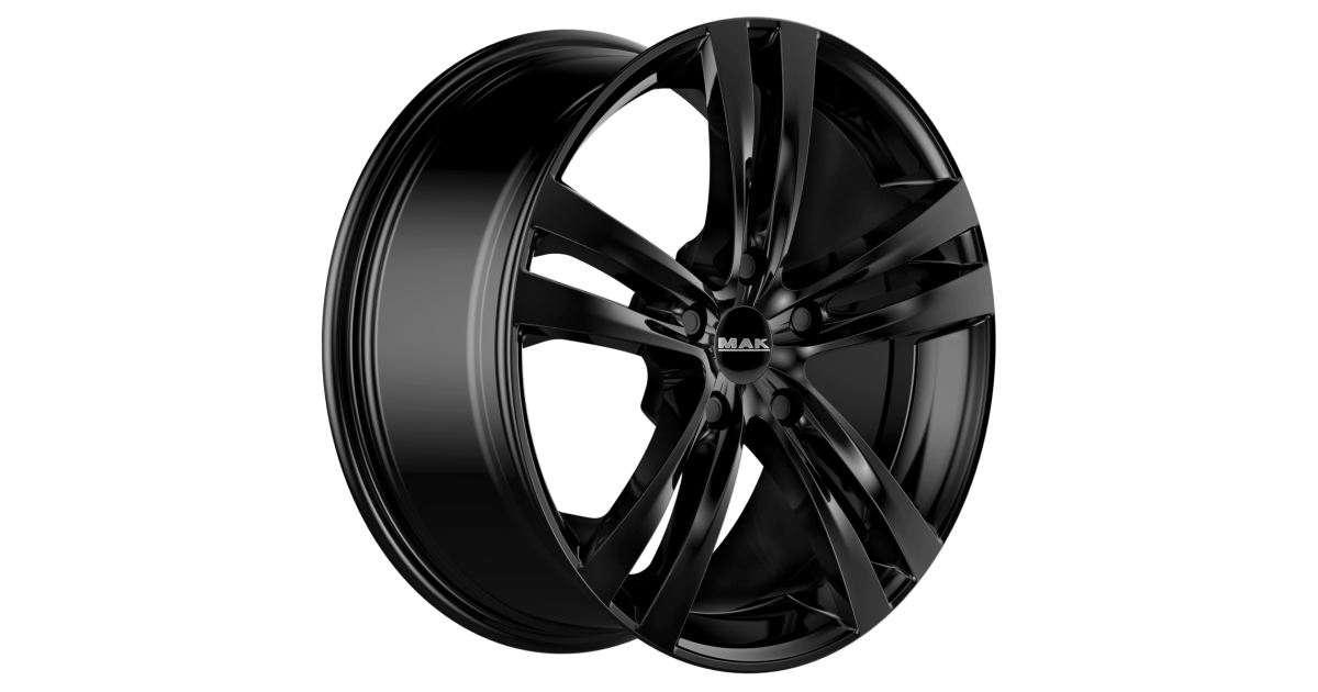 Jante Alu MAK ZENITH MATT BLACK  8x17 5x112 ET42 , Alésage 76