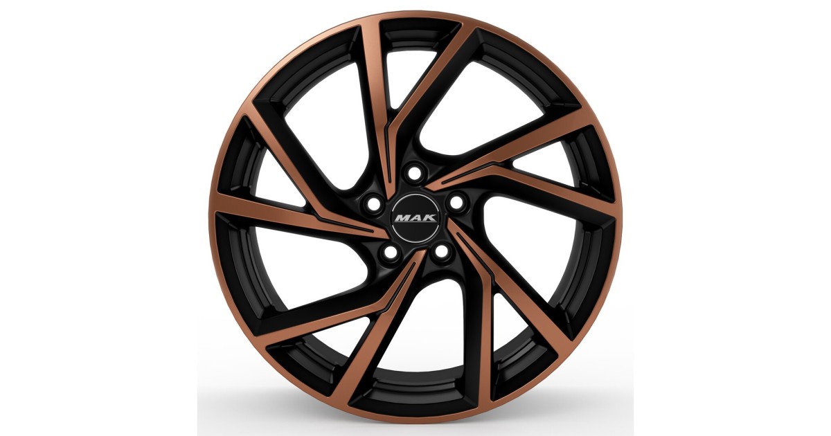 Jante Alu MAK KASSEL BLACK & BRONZE  8x18 5x112 ET40 , Alésage 57.1