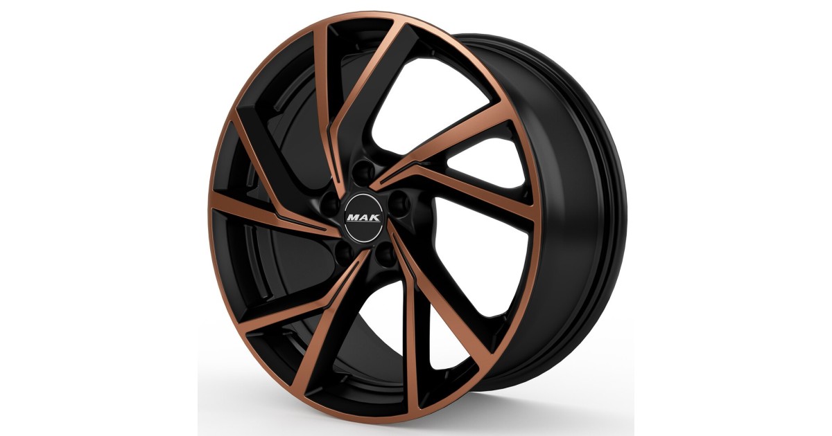 Jante Alu MAK KASSEL BLACK & BRONZE  8x18 5x112 ET40 , Alésage 57.1