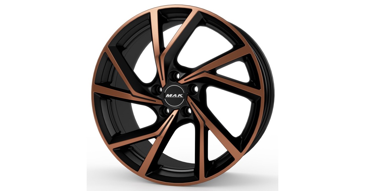 Jante Alu MAK KASSEL BLACK & BRONZE  8x19 5x112 ET40 , Alésage 57.1