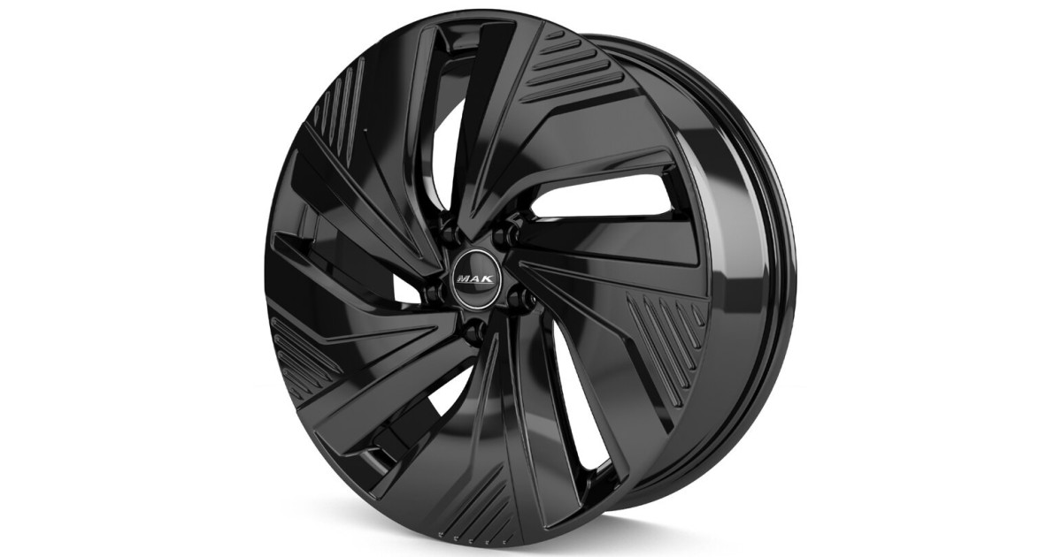 Jante Alu MAK ELECTRA GLOSS BLACK  8x19 5x112 ET45 , Alésage 57.1