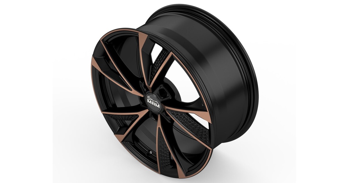Jante ALU, MAM RS6 MATT BLACK FRONT COPPER 8.5x20 5/108 ET40, Alésage 72.6