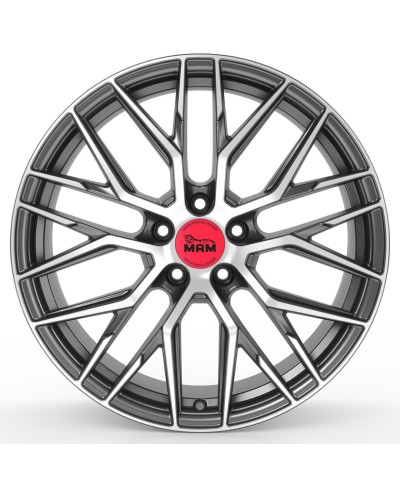 Jante ALU, MAM RS4 GUN METAL BRUSHED  8.5X20 5/112 ET30, Alésage 72.6