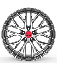 Jante ALU, MAM RS4 GUN METAL BRUSHED 8.5X19 5/112 ET30, Alésage 72.6