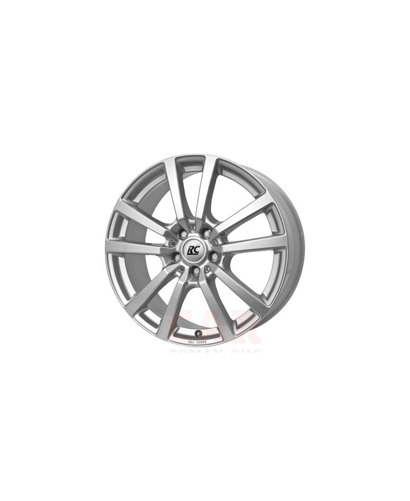 Jante ALU, RC-Design RC25/KS/ET28 kristallsilber lackiert, 8.50X19 5/112 ET28, Alésage 66.60