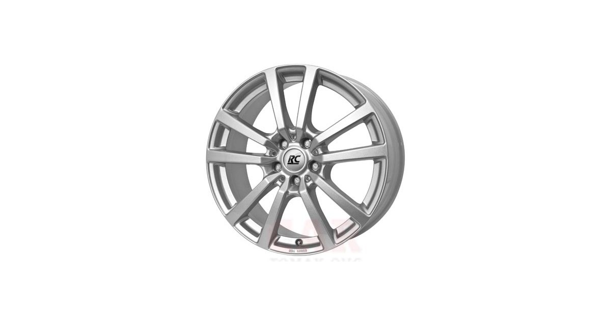 Jante ALU, RC-Design RC25/KS/ET28 kristallsilber lackiert, 8.50X19 5/112 ET28, Alésage 66.60