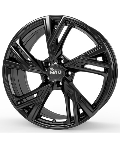 Jante ALU, MAM RS5 BLACK PAINTED 8X18 5/112 ET30, Alésage 66.5