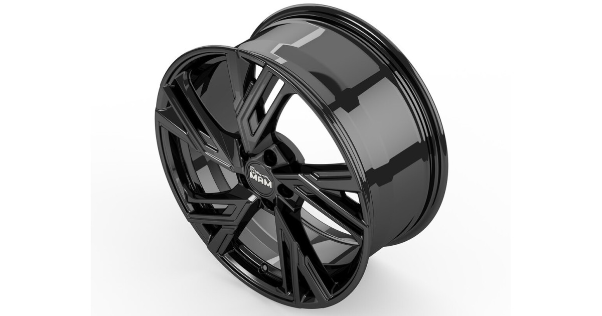 Jante ALU, MAM RS5 BLACK PAINTED 8X18 5/ 112 ET30, Alésage 66.6
