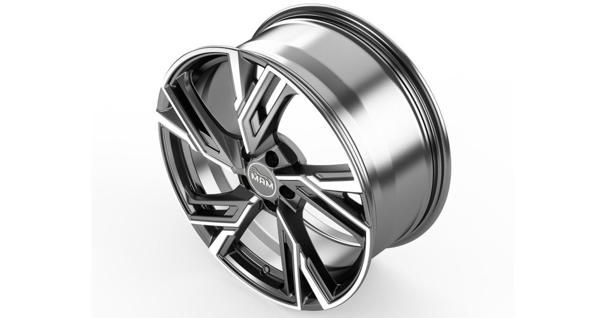 Jante ALU, MAM RS5 PALLADIUM FRONT POLISH 8x18 5/ 112 ET30, Alésage 66.6