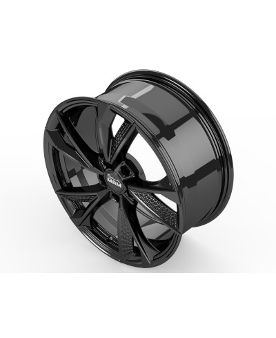 Jante ALU, MAM RS6 BLACK PAINTED  7.5X17  5/112 ET30, Alésage 66.6