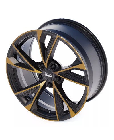 Jante ALU, MAM RS6 MATT BLACK FRONT COPPER  8.5X20  5/112 ET42, Alésage 66.6