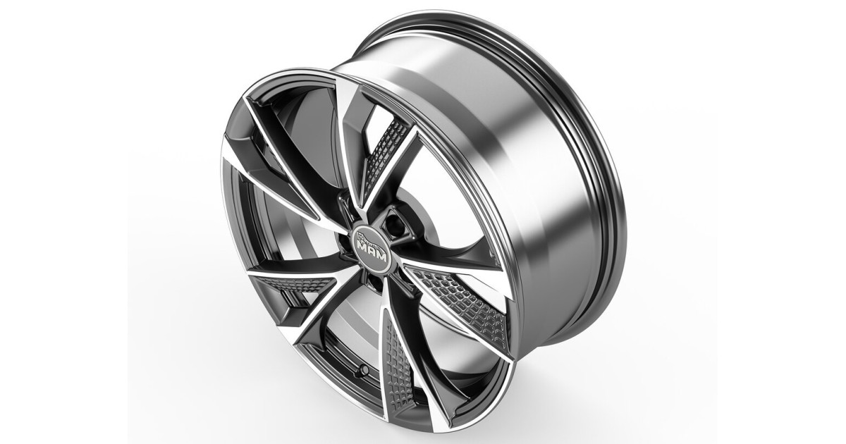 Jante ALU, MAM RS6 PALLADIUM FRONT POLISH  8X18 5/100 ET38, Alésage 63.4