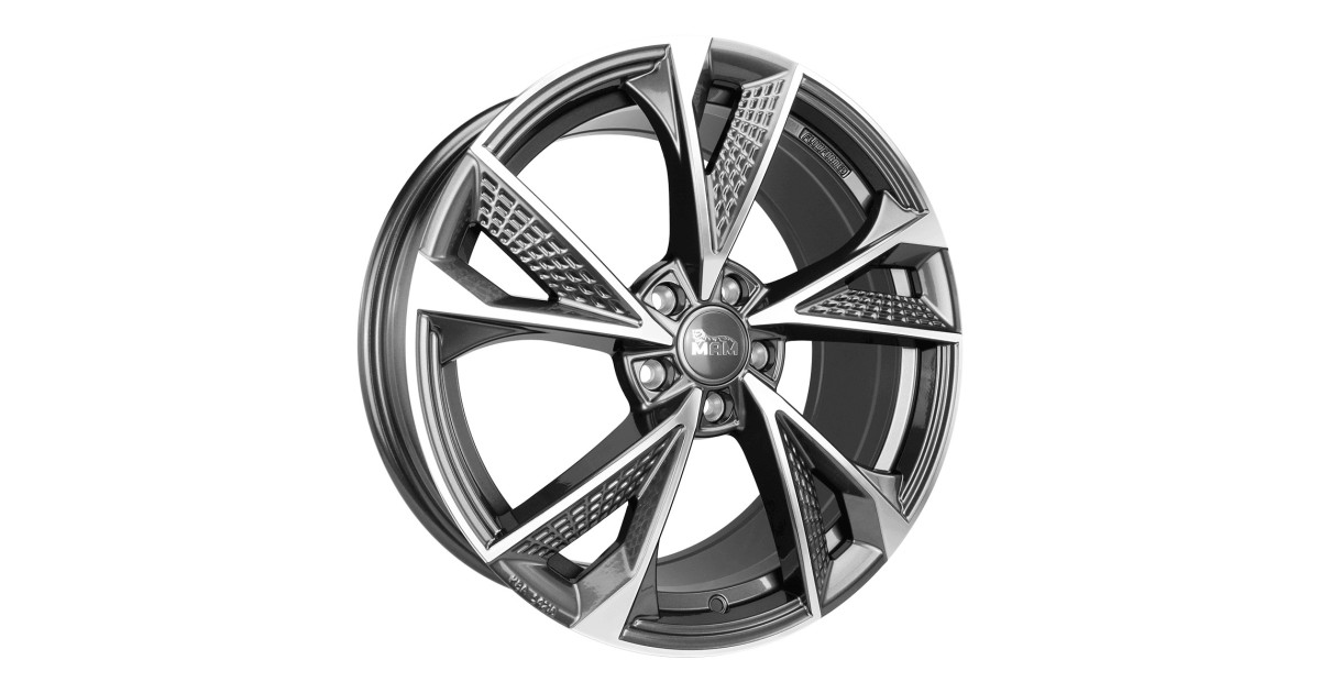 Jante ALU, MAM RS6 PALLADIUM FRONT POLISH  8X18 5/100 ET38, Alésage 63.4