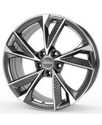 Jante ALU, MAM RS6 PALLADIUM FRONT POLISH  8X18  5/114.3 ET45, Alésage 72.6