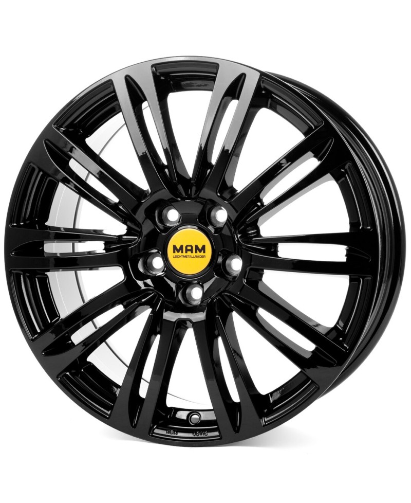 MAM A4 black painted  7,5x17 5/112 ET45 ,Alésage 66,6