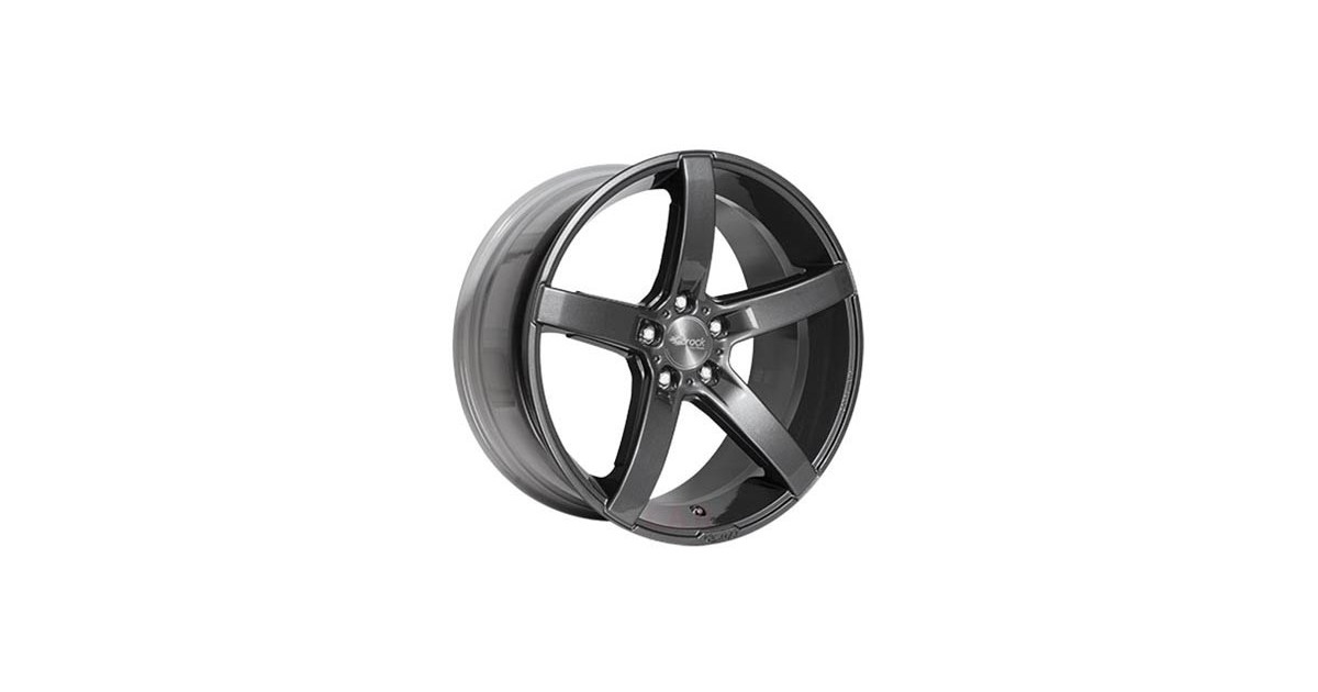 Jante ALU, Brock B35/TM/ET36 titan-metallic lackiert, 8.50X19 5/112 ET36, Alésage 57.10