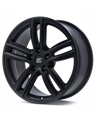 Jante Alu RC Design RC27 (SKM) schwarz-matt lackiert 7,5x17 5x120 ET37 , Alésage 72.6