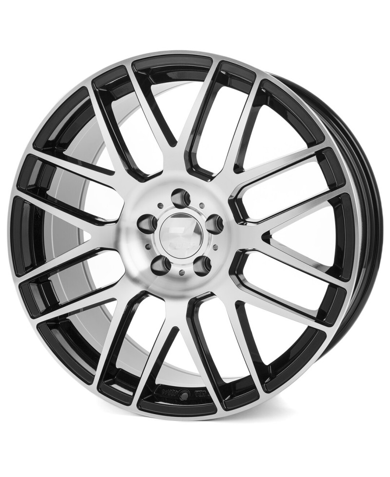 Jante ALU, Wheelworld - 2DRV WH26 SP+  Noir ,Face polie 10X22 5/112 ET40, Alésage 66.60