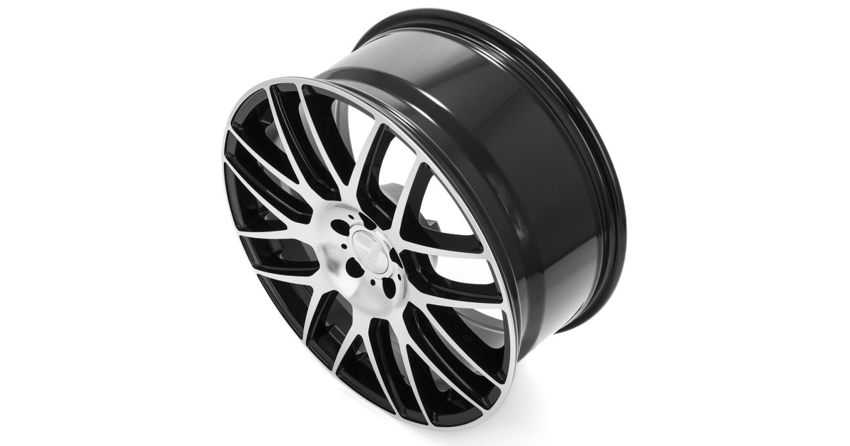 Jante ALU, Wheelworld - 2DRV WH26 SP+  Noir ,Face polie 10X22 5/112 ET40, Alésage 66.60