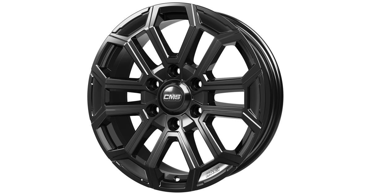 Jante ALU, CMS C35 Noir Brillant, 7.5X17 6/139.7 ET38, Alésage 67.1