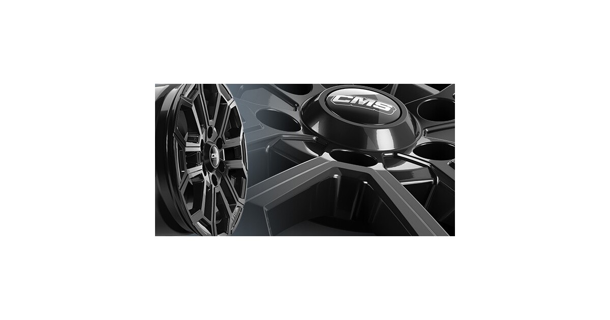 Jante ALU, CMS C35 Noir Brillant, 7.5X17 6/114.3 ET45, Alésage 66.1
