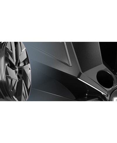 Jante ALU, CMS C32-AERO Noir Brillant, 7X18 5/114.3 ET45, Alésage 67.1