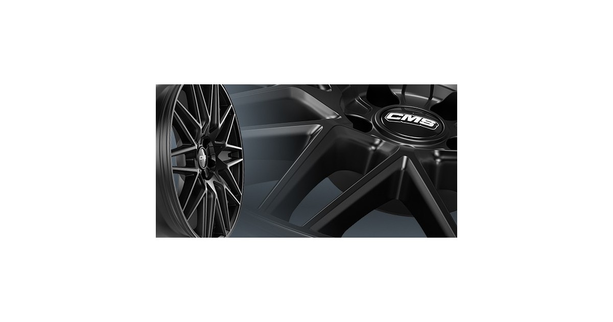 Jante ALU, CMS C25 Noir Mat, 7X17 4/108 ET32, Alésage 65.1