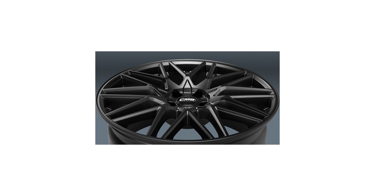 Jante ALU, CMS C25 Noir Mat, 7X17 4/108 ET32, Alésage 65.1