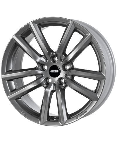 Jante ALU, CMS C27 Titane Brillant, 7.5X17 5/112 ET36, Alésage 66.6