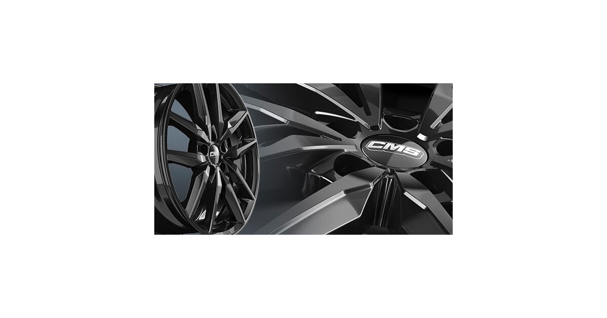 Jante ALU, CMS C28 Noir Brillant, 7.5X19 5/100 ET46, Alésage 57.1