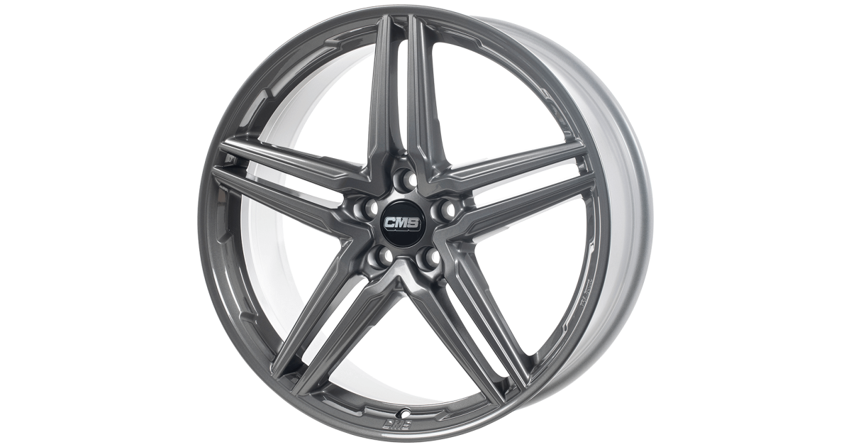 Jante ALU, CMS C29 Titane Brillant, 7.5X17 5/100 ET47, Alésage 57.1