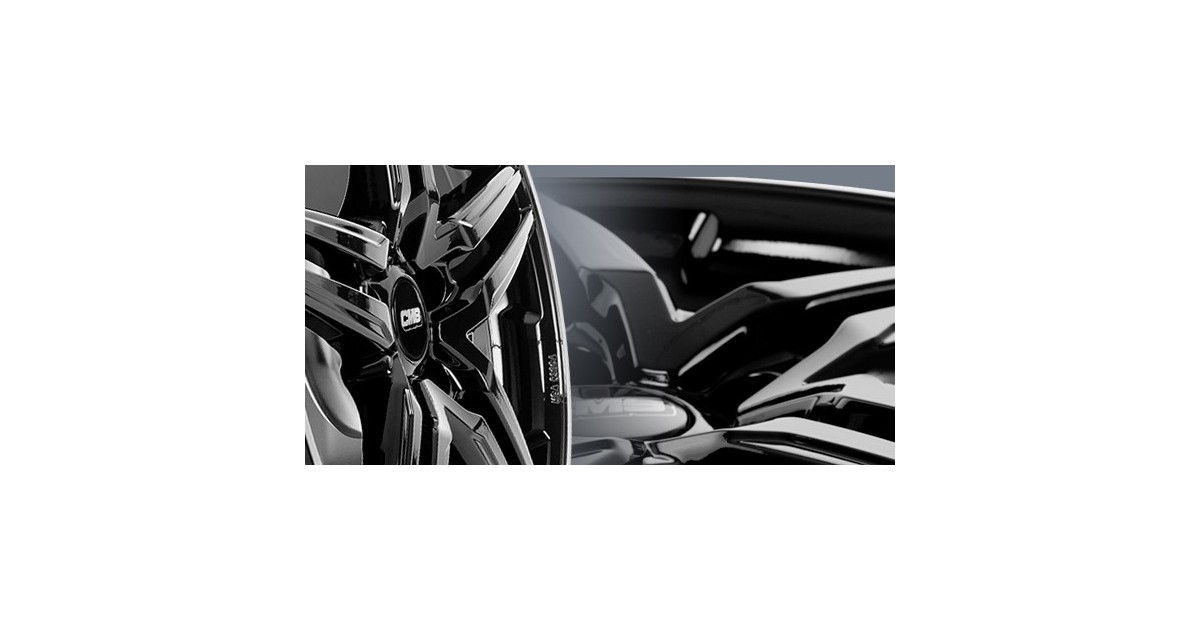 Jante ALU, CMS C29 Noir Bride Poli Brillant, 8X18 5/112 ET45, Alésage 57.1