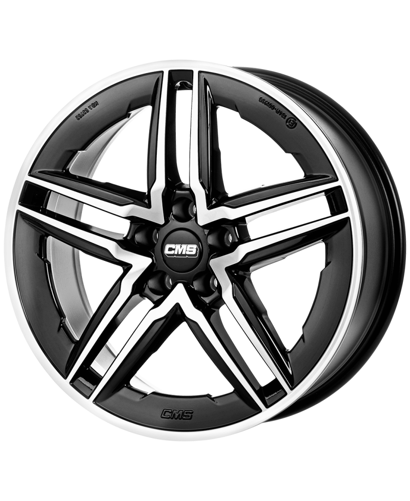 Jante ALU, CMS C29-AERO Diamant Noir Brillant, 8X19 5/112 ET61, Alésage 66.6