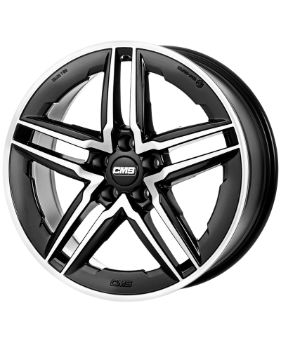 Jante ALU, CMS C29-AERO Diamant Noir Brillant, 8.5X19 5/108 ET45, Alésage 63.4