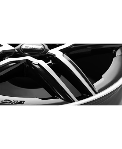 Jante ALU, CMS C29-AERO Diamant Noir Brillant, 8.5X19 5/108 ET45, Alésage 63.4