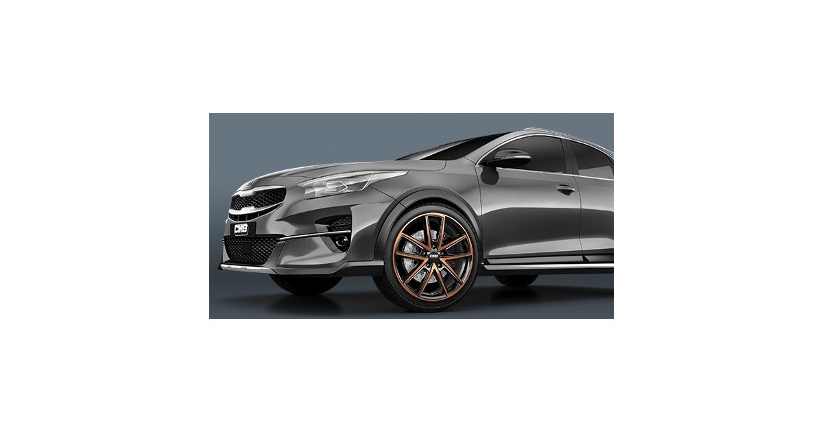 Jante ALU, CMS C30 Diamant Noir Cuivre, 7X17 5/112 ET45, Alésage 57.1