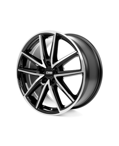 Jante ALU, CMS C30 Diamant Noir Brillant, 7.5X18 5/108 ET50, Alésage 63.4