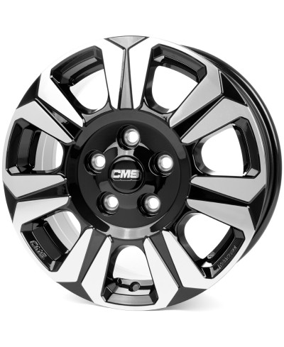 Jante ALU, CMS C31 Diamant Noir Brillant, 6.5X17 5/160 ET60, Alésage 65.1