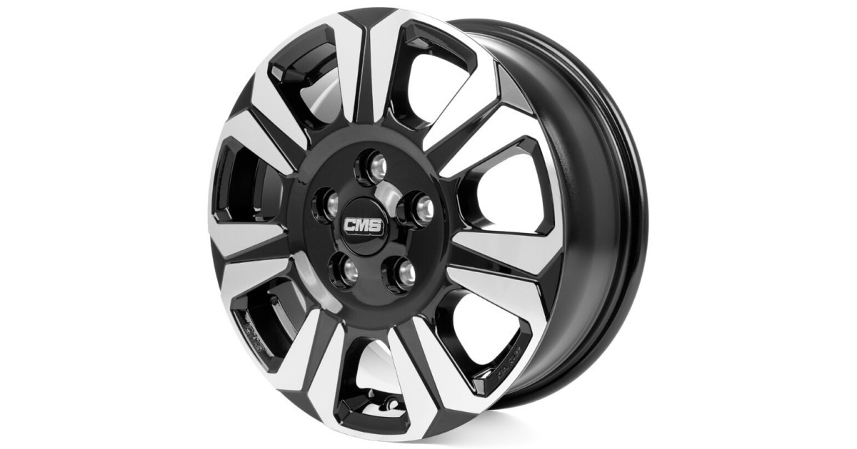 Jante ALU, CMS C31 Diamant Noir Brillant, 6.5X17 5/160 ET60, Alésage 65.1
