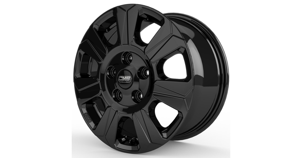 Jante ALU, CMS C31 Noir Brillant, 6.5X17 5/118 ET60, Alésage 71.1