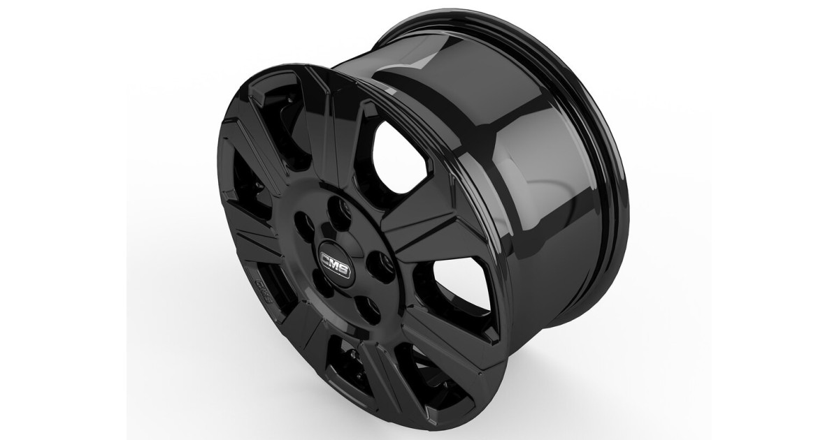 Jante ALU, CMS C31 Noir Brillant, 6.5X17 5/118 ET60, Alésage 71.1