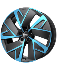 Jante ALU, CMS C32-AERO DIAMANT NOIR BLEU, 7.5X19 5/112 ET50, Alésage 57.1