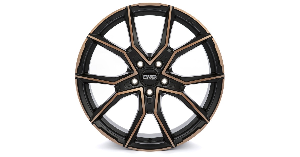 Jante ALU, CMS C33 Diamant Noir Cuivre, 8X18 5/112 ET46, Alésage 57.1