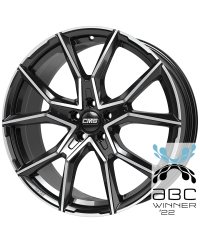 Jante ALU, CMS C33 Diamant Noir Brillant, 8X18 5/114.3 ET47, Alésage 67.1