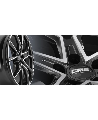 Jante ALU, CMS C33 Diamant Noir Brillant, 8X18 5/114.3 ET47, Alésage 67.1