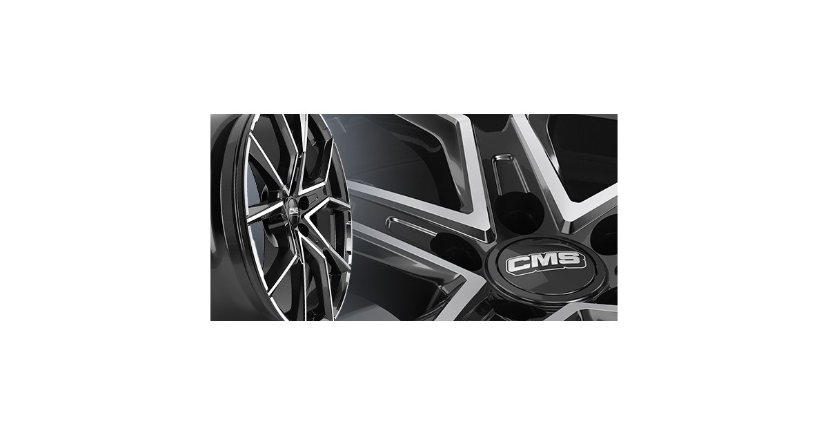 Jante ALU, CMS C33 Diamant Noir Brillant, 8X19 5/112 ET38, Alésage 66.6