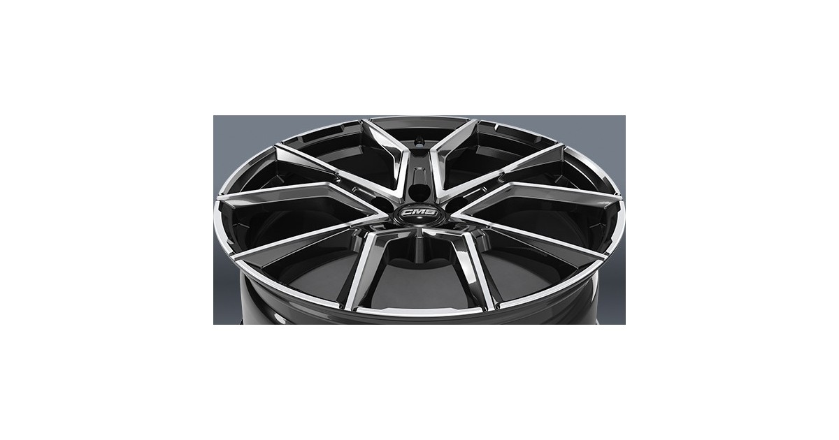 Jante ALU, CMS C33 Diamant Noir Brillant, 8X19 5/112 ET38, Alésage 66.6