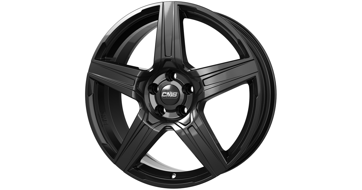 Jante ALU, CMS C34 Noir Brillant, 7X17 5/112 ET40, Alésage 57.1